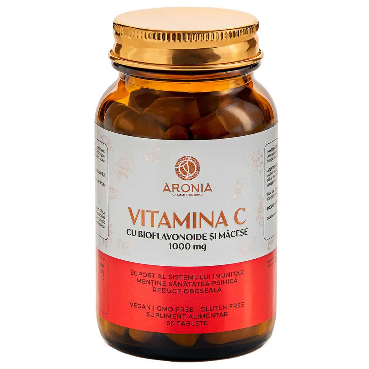 Vitamina C 1000 mg cu Bioflavonoide și Măceșe - 60 tablete