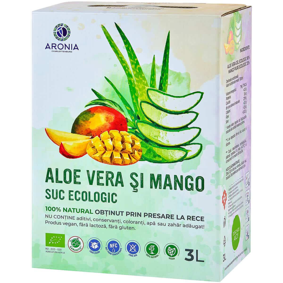 Suc de Aloe Vera și Mango 3L ECO (RO-ECO-029)