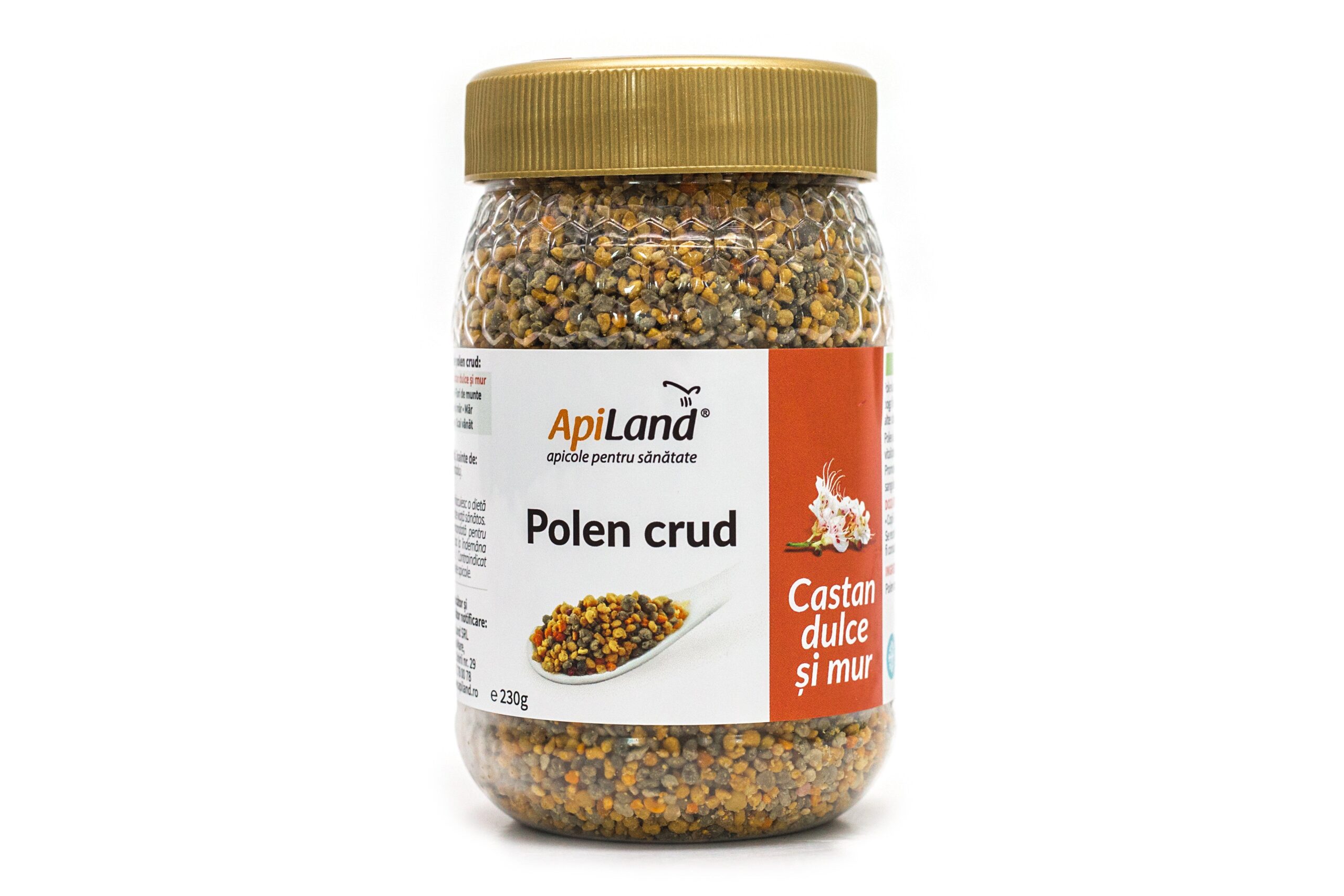 Polen crud castan dulce și mur  500g