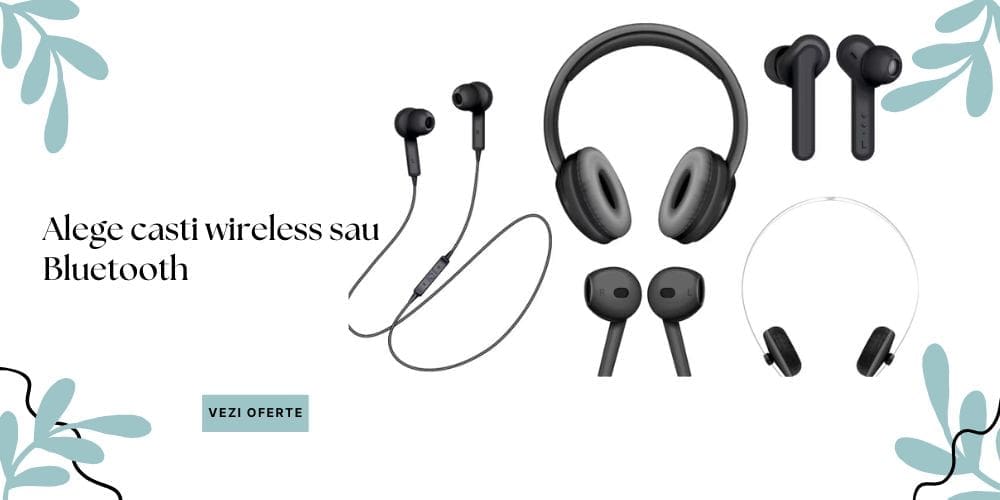 casti wireless sau bluetooth