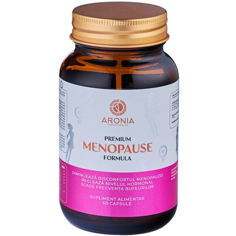 Premium Menopause Formula: 60 de capsule care diminuează simptomele menopauzei și asigură echilibrul hormonal