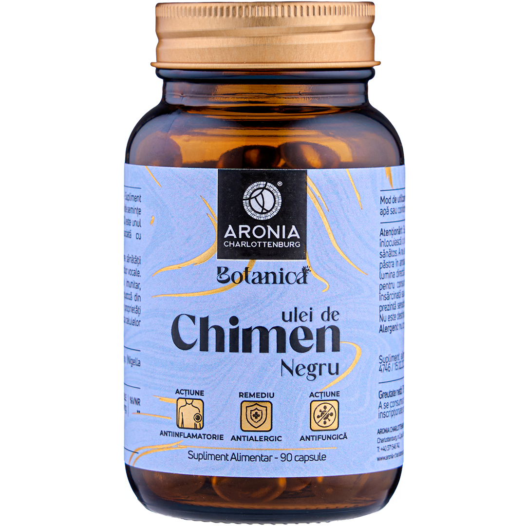 Ulei de Chimen Negru (Negrilica) Premium Vegan — 90 capsule