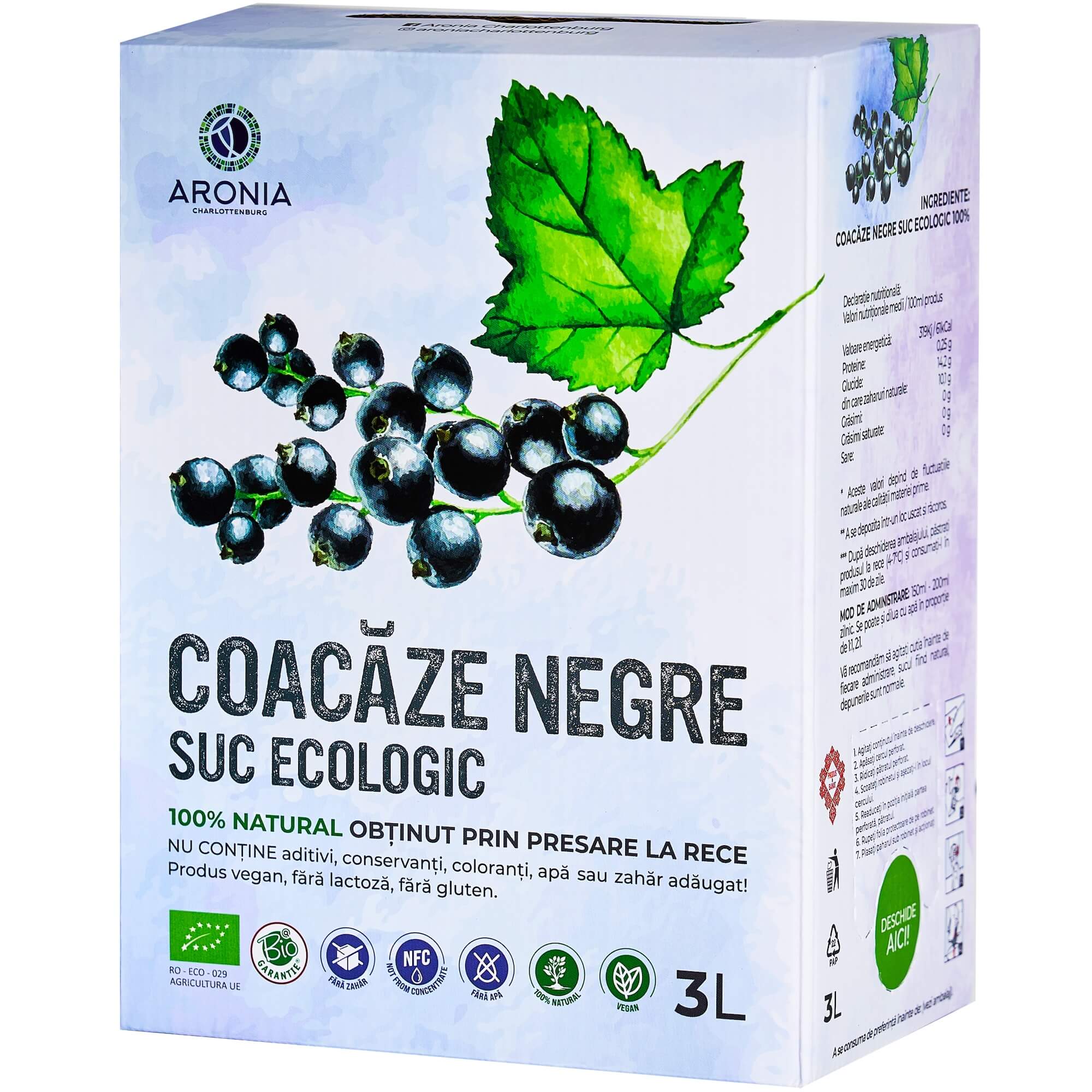 Suc Coacăze Negre 3L ECO (RO-ECO-029)