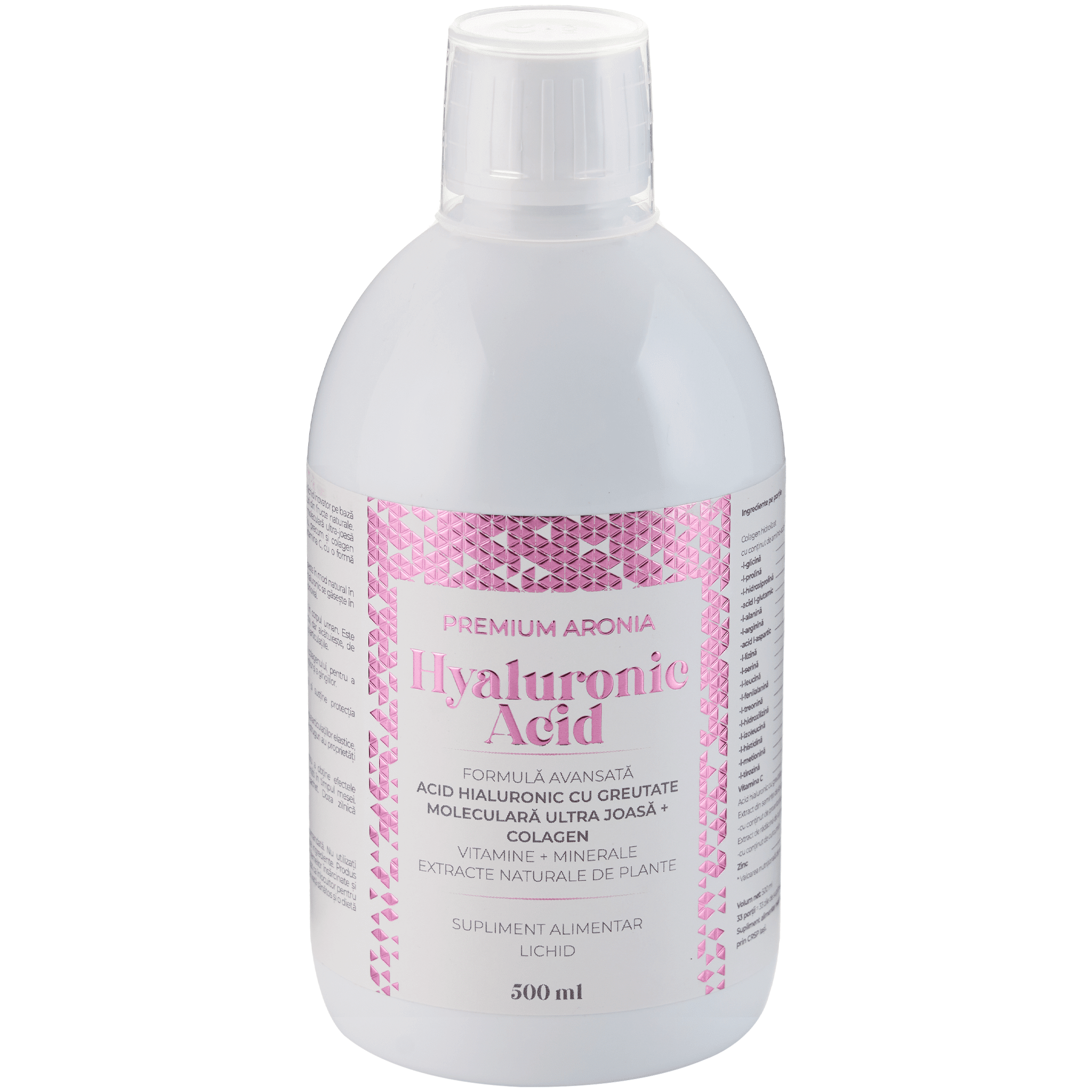 Premium Aronia Hyaluronic Acid 120mg - formulă avansată pentru piele