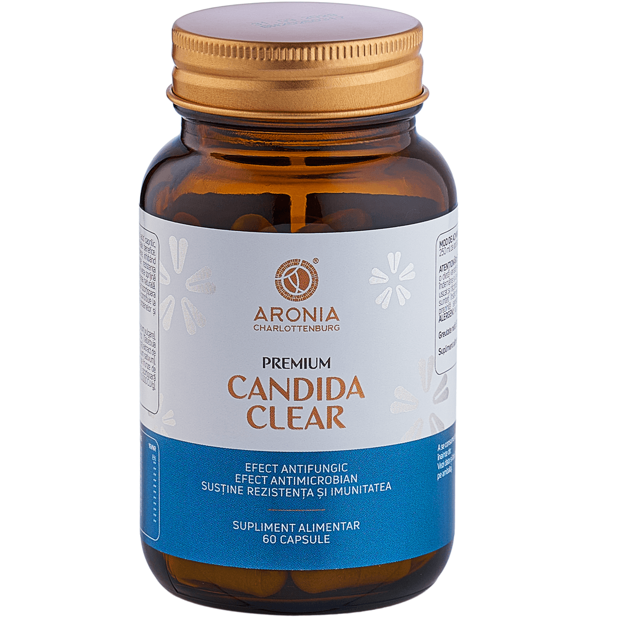 Premium Candida Clear: 60 de capsule pentru diminuarea Candidei