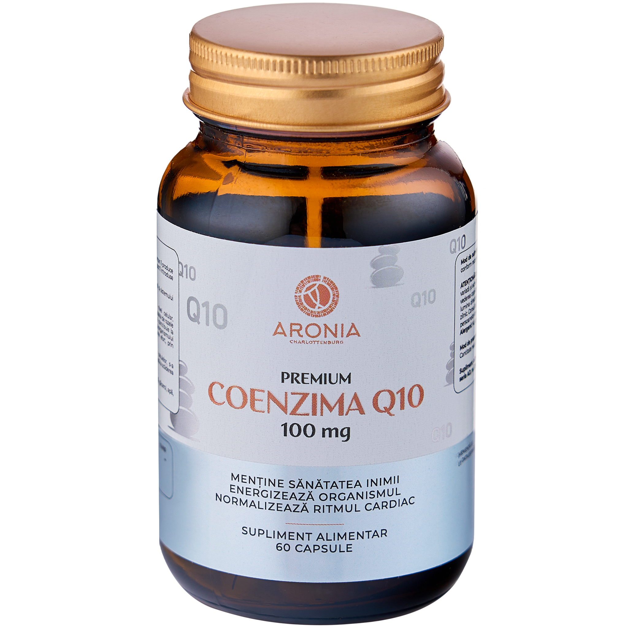Premium Coenzima Q10 100mg — 60 capsule cu beneficii remarcabile pentru inimă