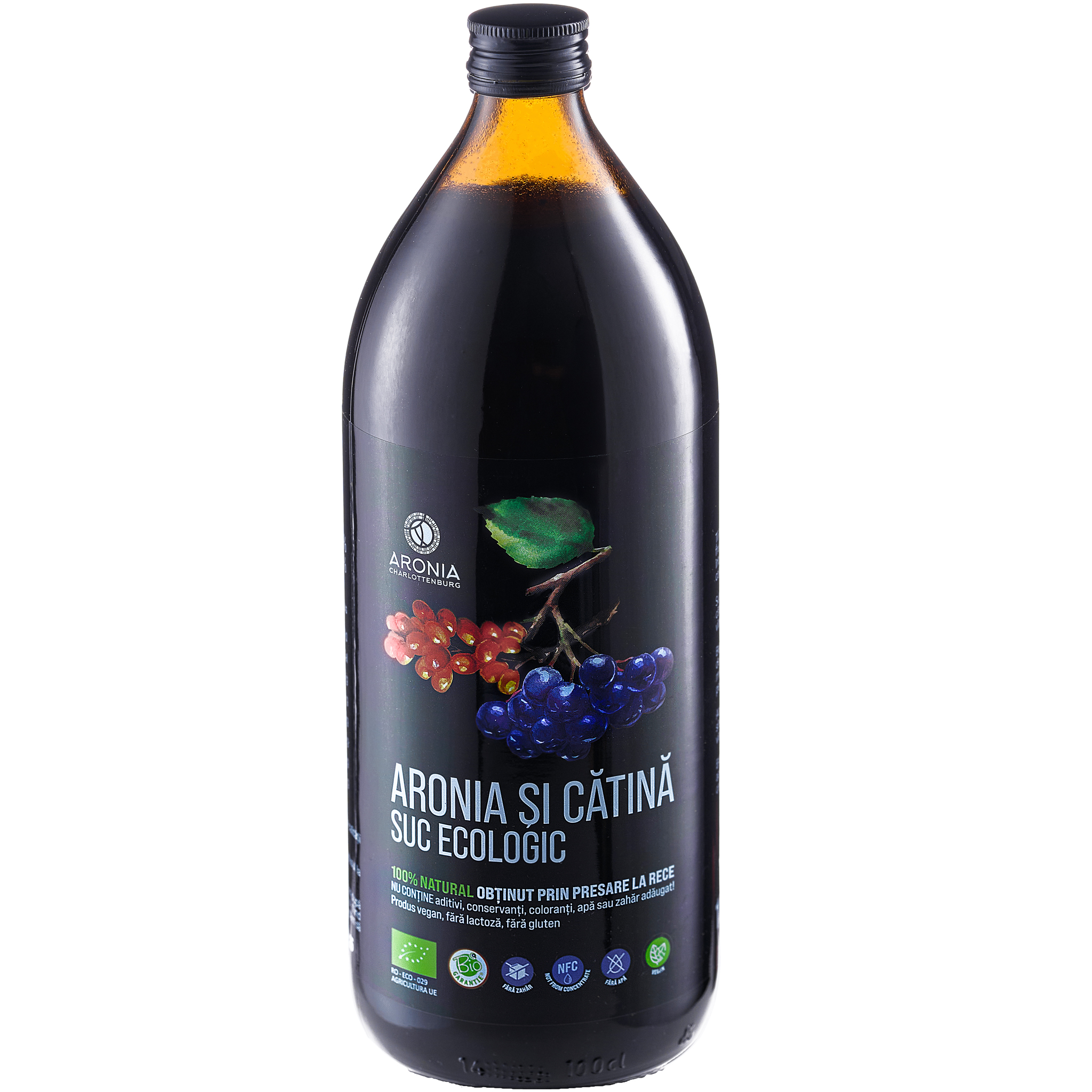 Suc de Aronia și Cătină 100% Natural și Ecologic la 1 litru