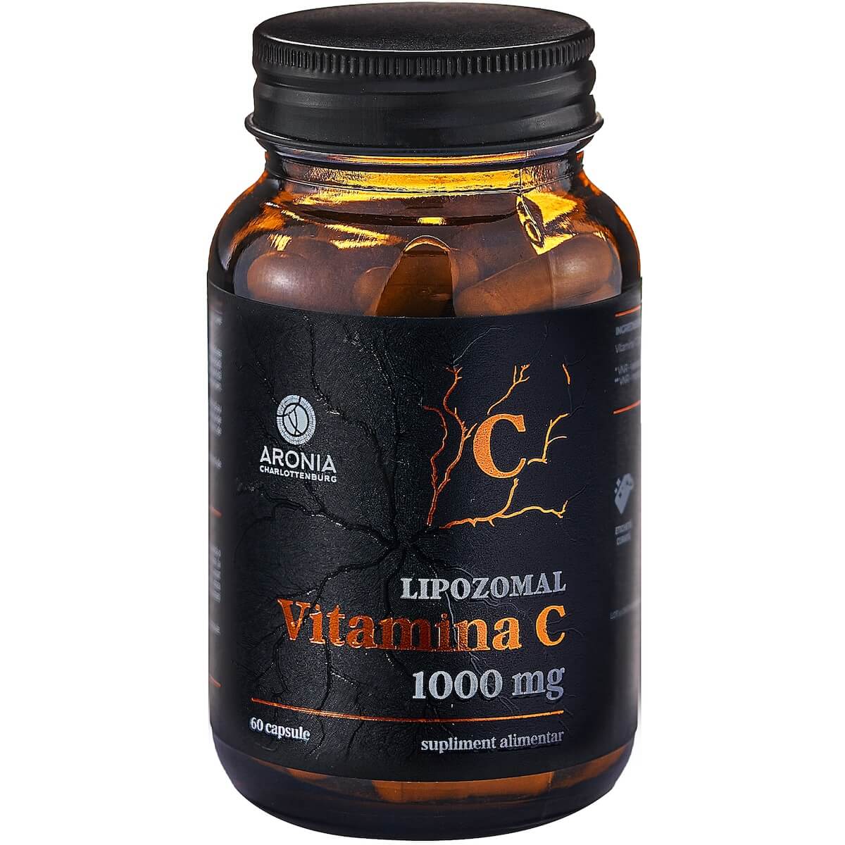 Vitamina C Lipozomală la 1000mg — 60 capsule cu capacitate de absorbție de peste 99% în organism