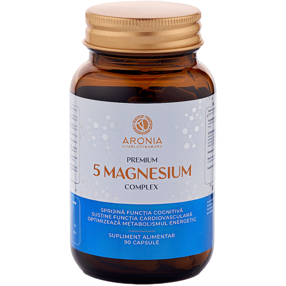 Premium 5 Magnesium Complex — 5 forme de magneziu cu absorbție și beneficii sporite pentru organism