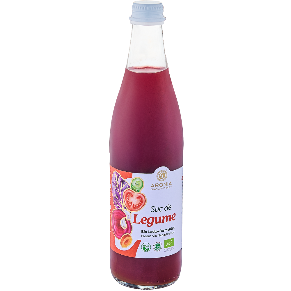 Suc de Legume BIO Lacto-Fermentat – Produs Viu Nepasteurizat – 500ml