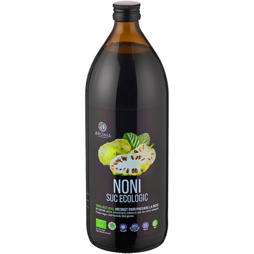 Suc de Noni 100% Natural și Ecologic - 1 litru