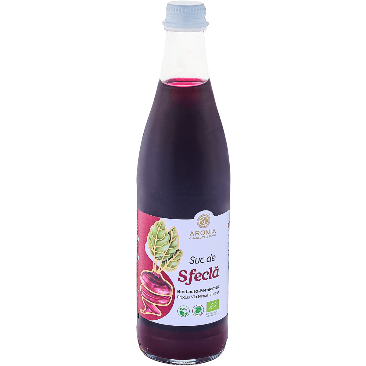 Suc de Sfeclă BIO Lacto-Fermentat – Produs Viu Nepasteurizat – 500ml