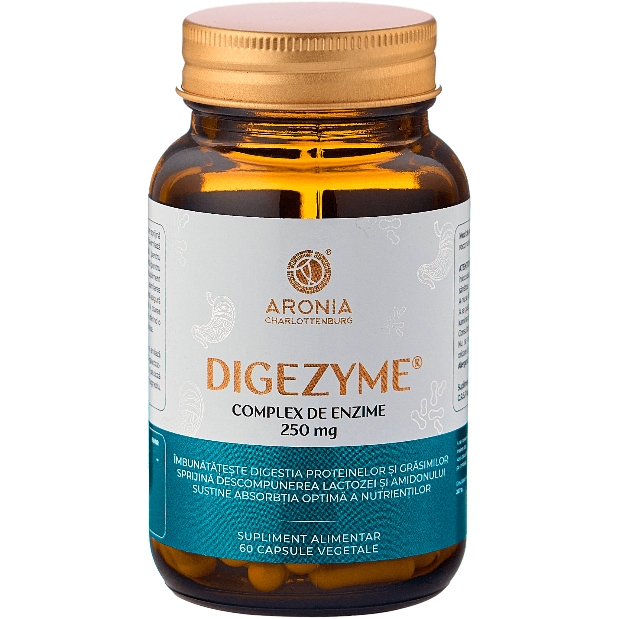 DigeZyme® — complex cu 5 enzime digestive care susțin digestia optimă