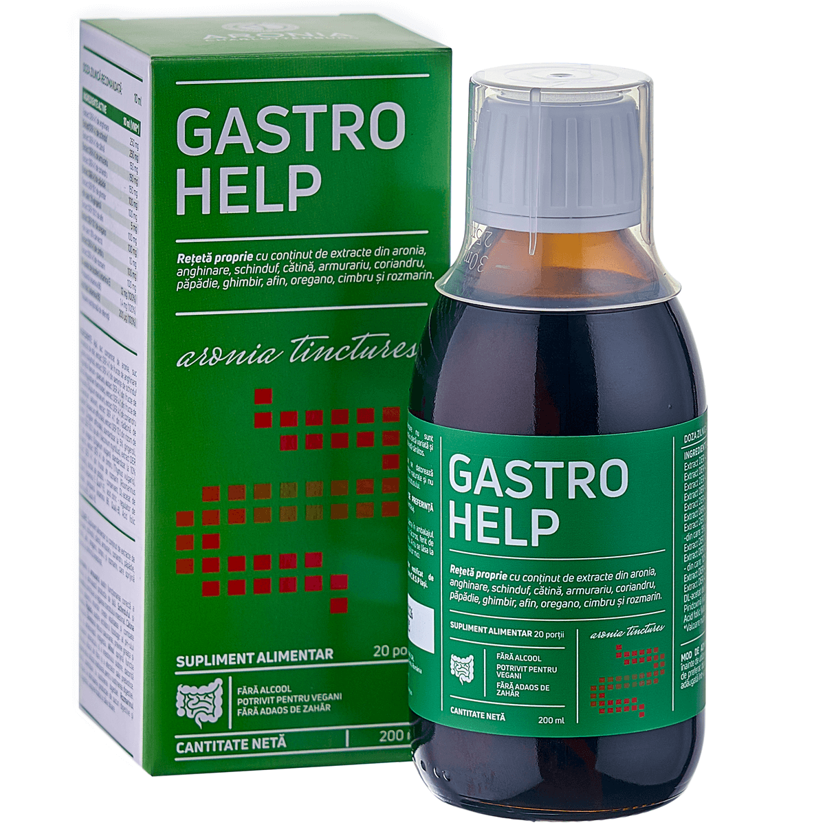 Gastro Help 200ml — o formulă unică din 12 plante și superfructe care susține digestia și confortul intestinal