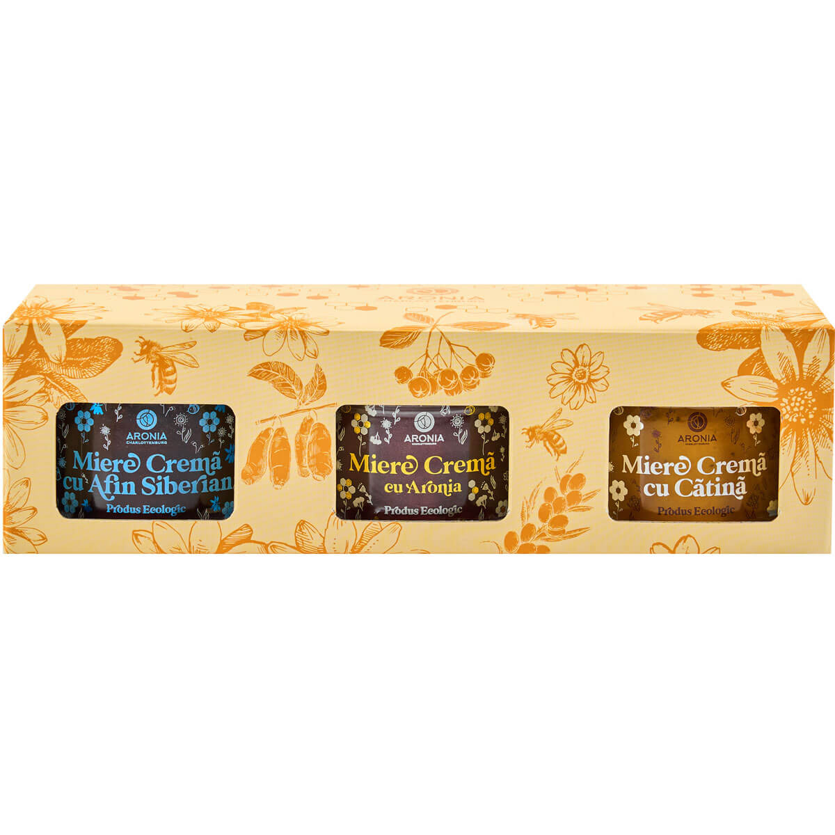 Pachet cu 3 Tipuri de Miere ECO — Sănătate și Savoare din Aronia
