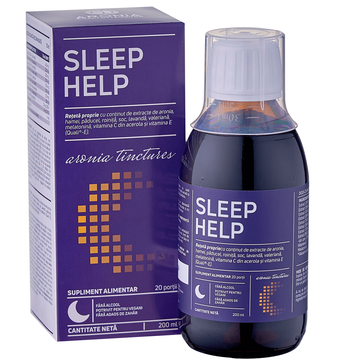 Sleep Help 200ml — o formulă unică din plante și superfructe care susține somnul natural și relaxarea profundă