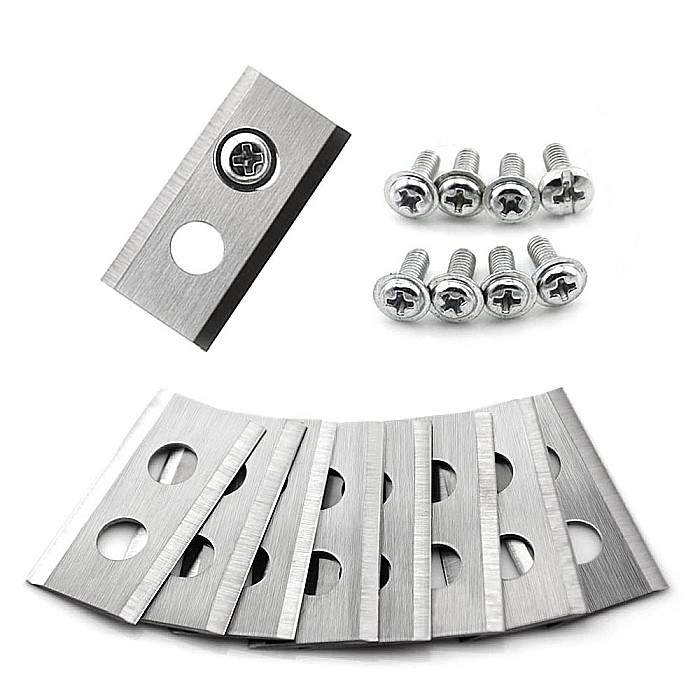 Set 9 Cutite de taiere + 9 Suruburi robot de tuns gazonul iHunt RoboMower APP 2500 m2 PRO