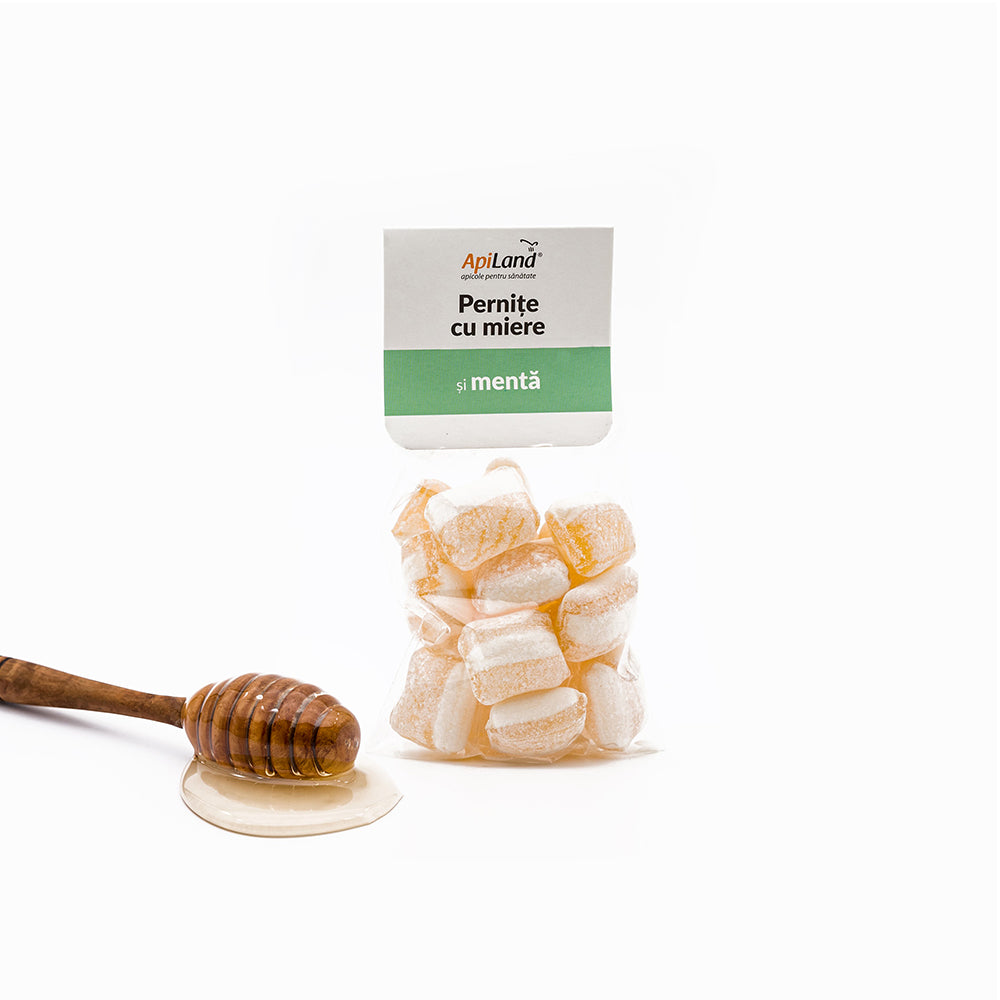 Pernițe cu miere și mentă - 100g