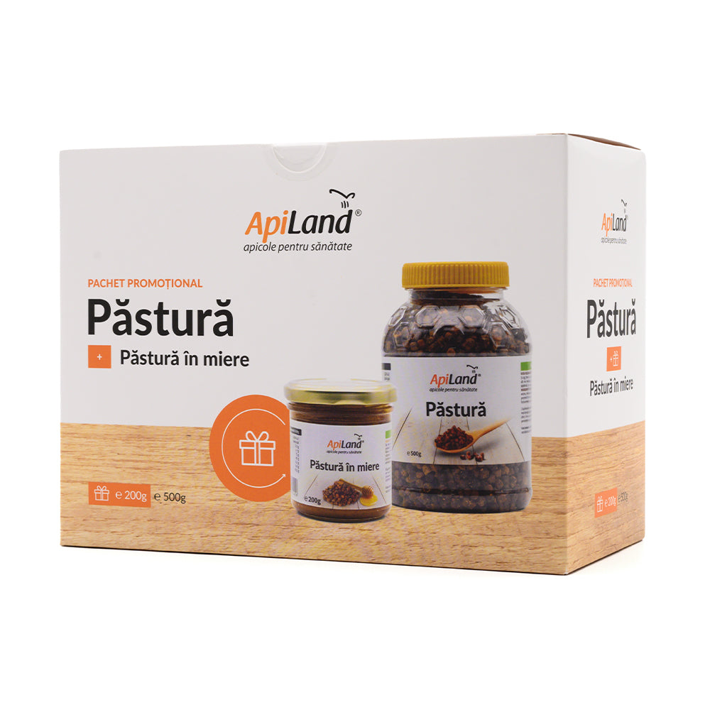 Pachet păstură 500g + păstură în miere 200g