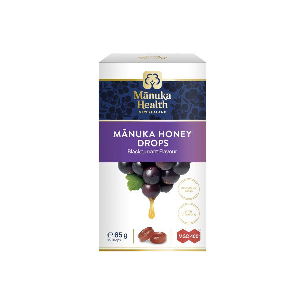 BOMBOANE CU MIERE DE MANUKA MGO™ 400+ ȘI COACĂZE - 65g