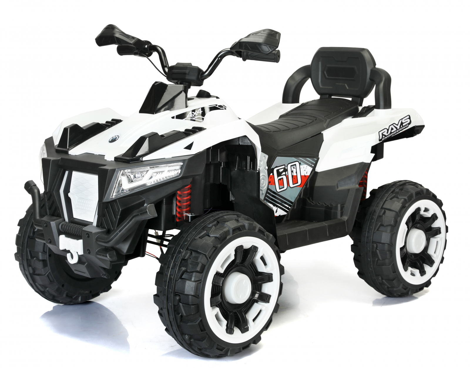 ATV electric pentru 2 copii Kinderauto SuperOffroad V2 4x4 180W 12V 12Ah premium