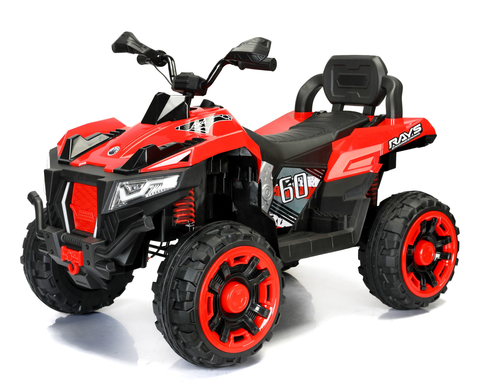 ATV electric pentru 2 copii Kinderauto SuperOffroad V2 4x4 180W 12V 12Ah premium