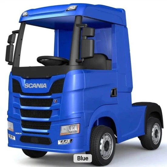Camion electric pentru copii SCANIA R-SERIES 4x4 180W 12V 14Ah PREMIUM