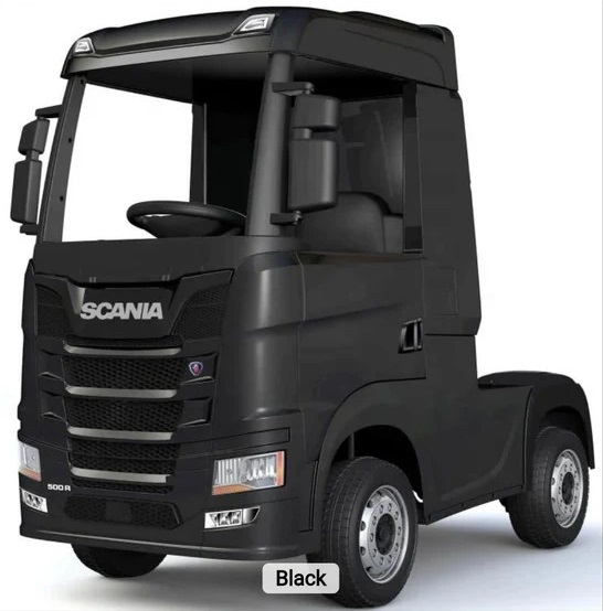 Camion electric pentru copii SCANIA R-SERIES 4x4 180W 12V 14Ah PREMIUM