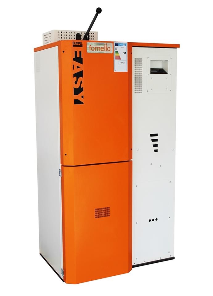 Centrala termica pe peleti Fornello SLIMPEL Easy 60 kw