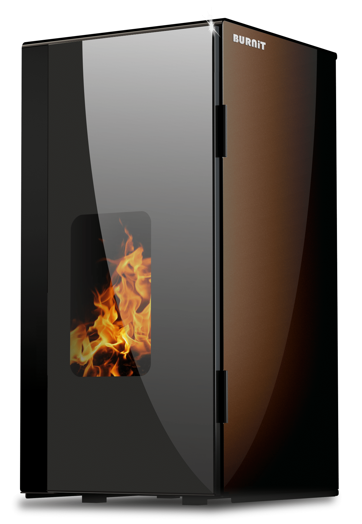 Centrala termosemineu pe peleti Burnit Vision Brown 25 kw