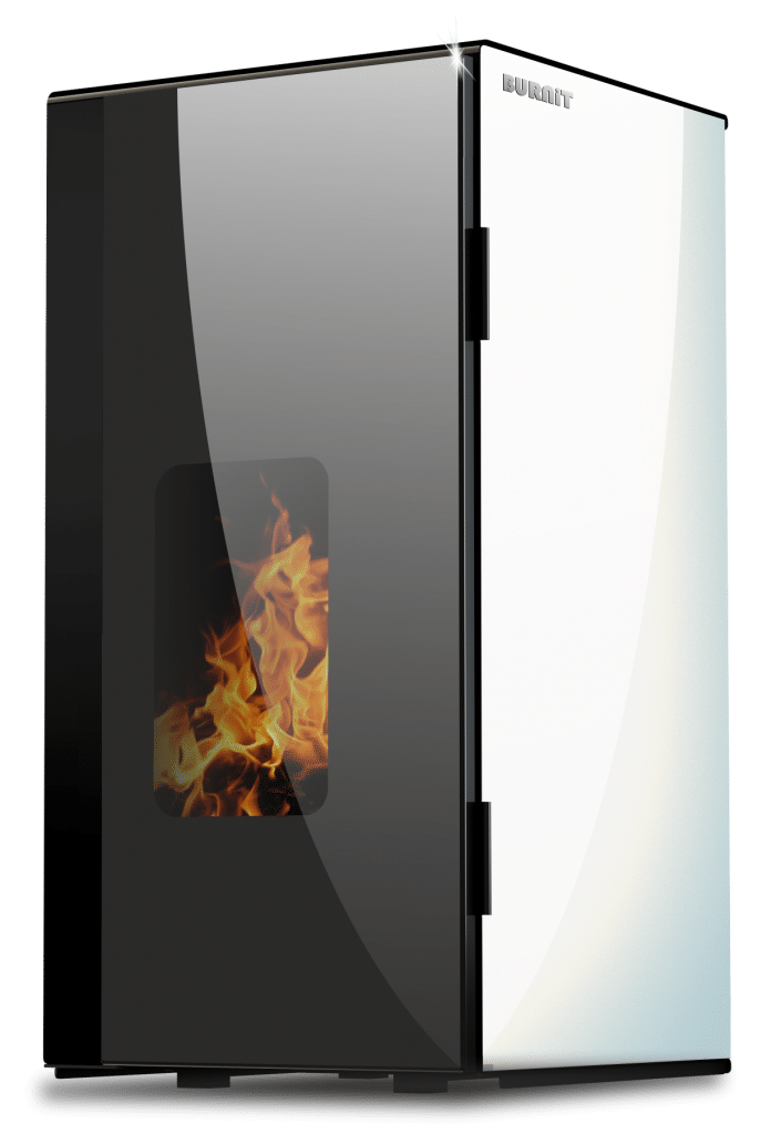 Centrala termosemineu pe peleti Burnit Vision Swan White 18 kw