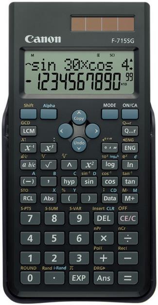 Calculator stiintific Canon F-715SG (Negru)