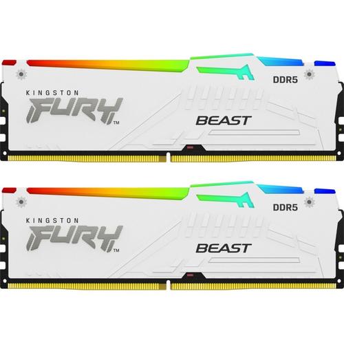 Memorii Kingston FURY Beast RGB White