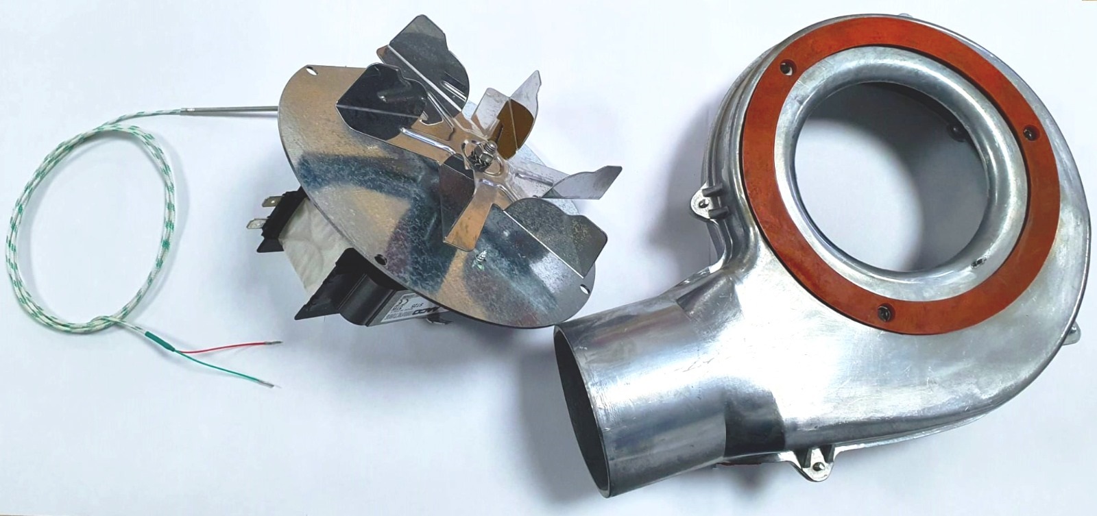 Pachet Carcasa Ventilator si senzor gaze arse centrale si termoseminee pe peleti Fornello Royal