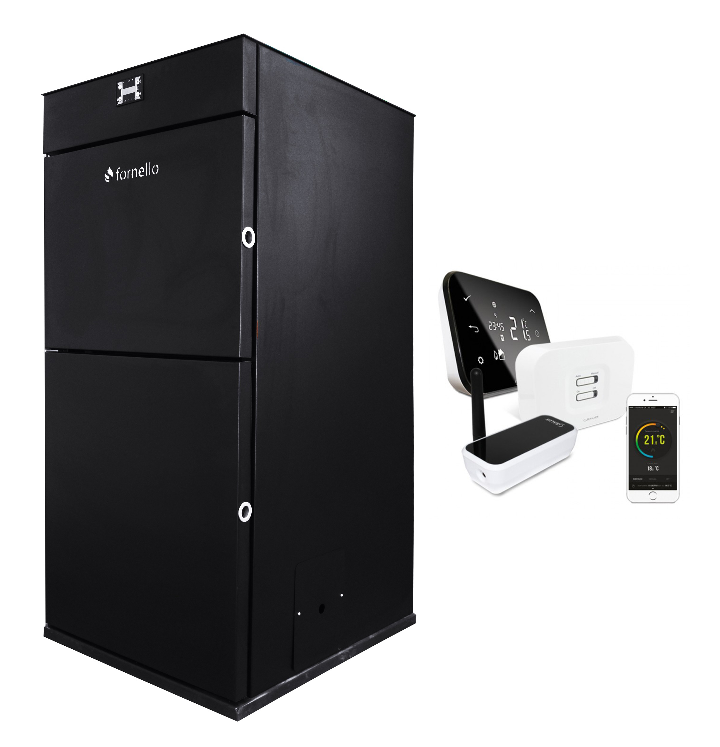 Pachet control de la distanta Centrala peleti Fornello Pellet King 25 kw