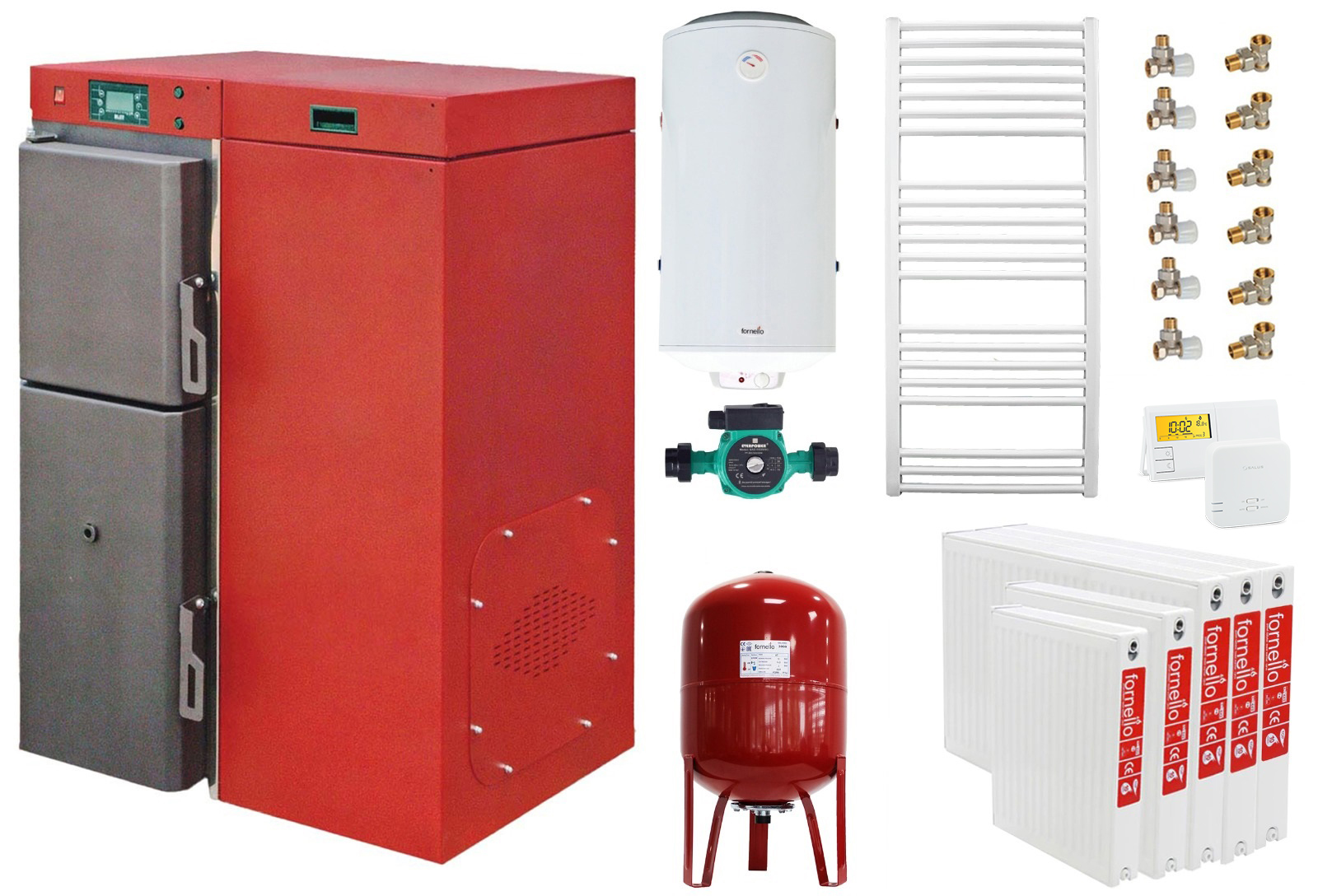 Pachet incalzire si apa calda pentru 4 camere