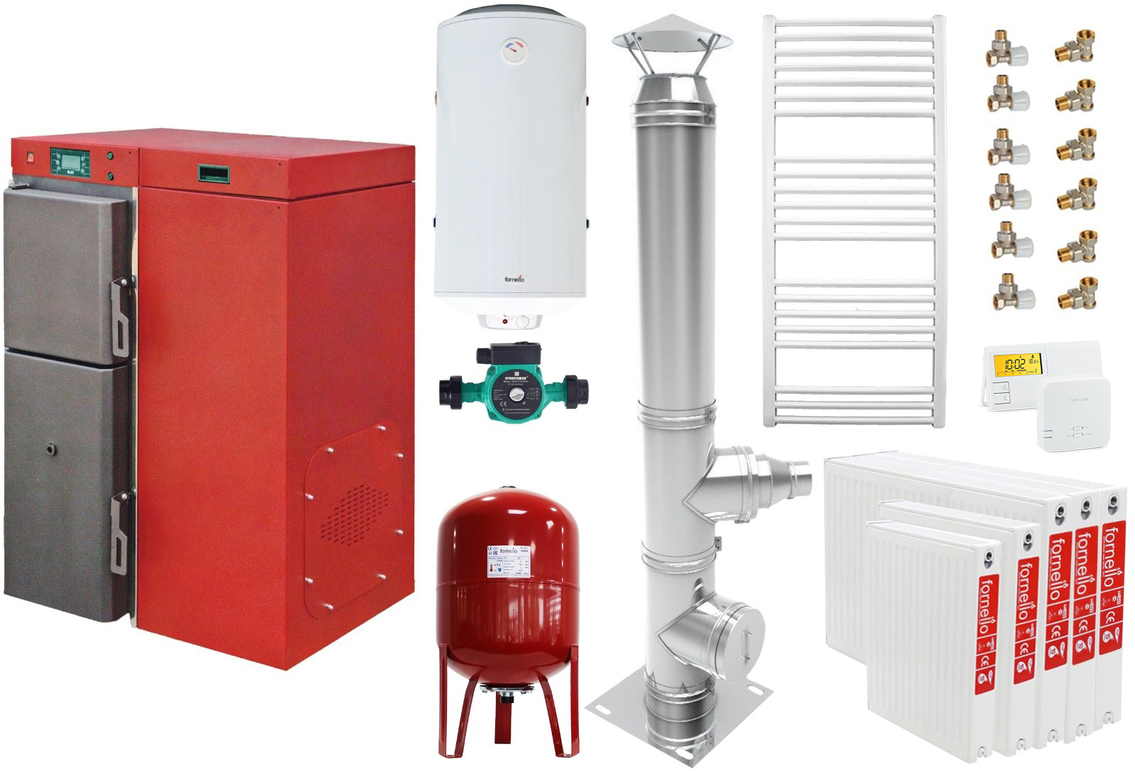 Pachet incalzire si apa calda pentru 4 camere