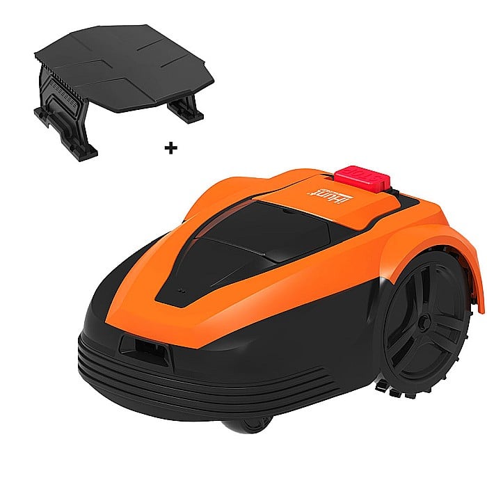 Pachet Robot de tuns gazonul iHunt RoboMower + Garaj