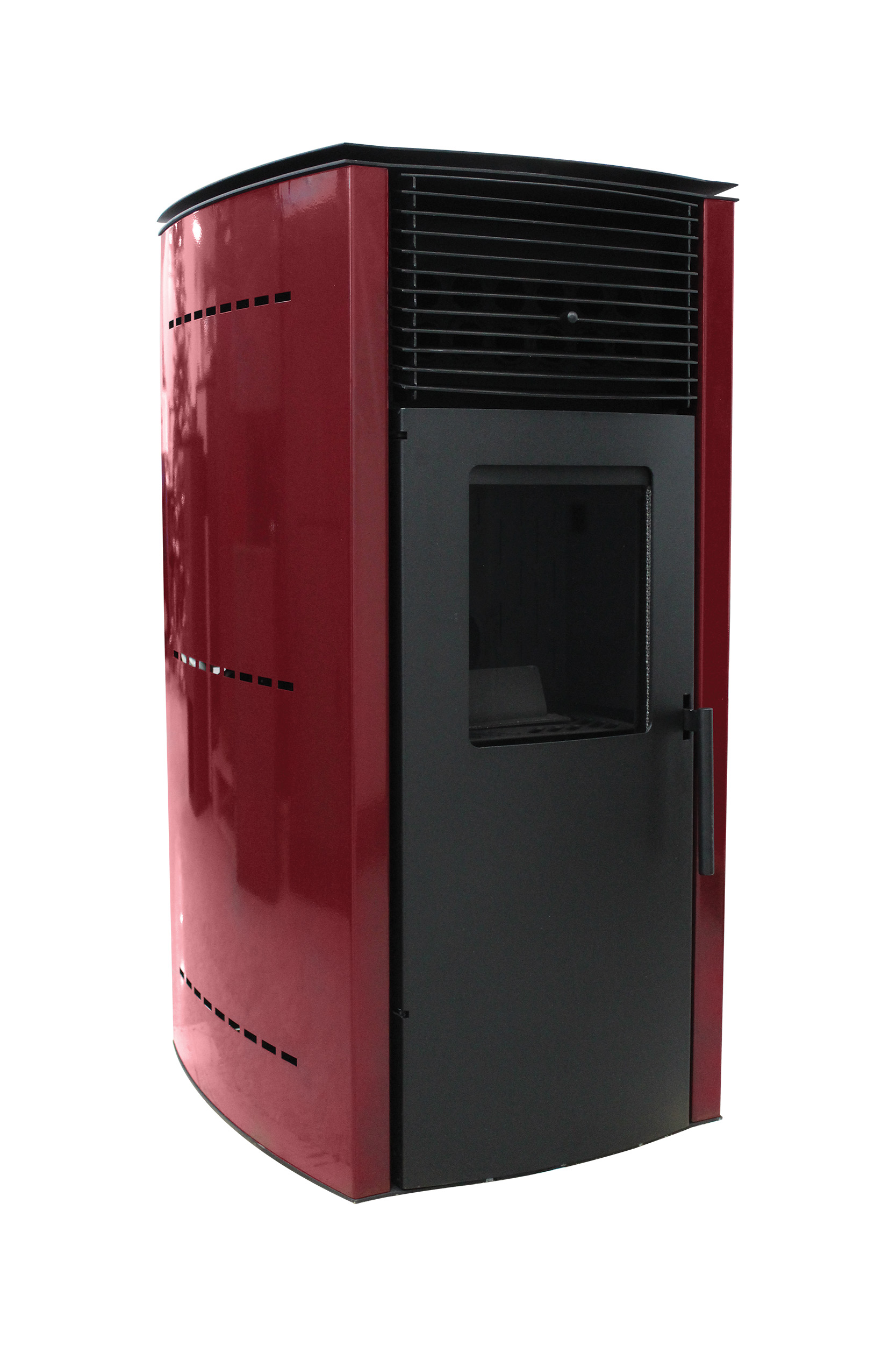 Semineu (soba) pe peleti cu tiraj fortat Fornello Stela 10 KW Bordeaux