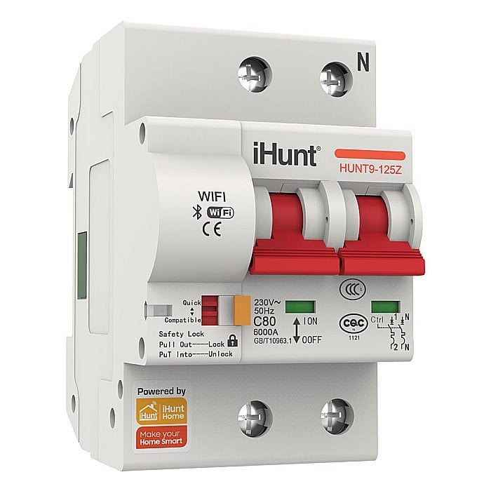 iHunt Home WIFI Smart Circuit Breaker 2P 32A - Siguranta automata inteligenta