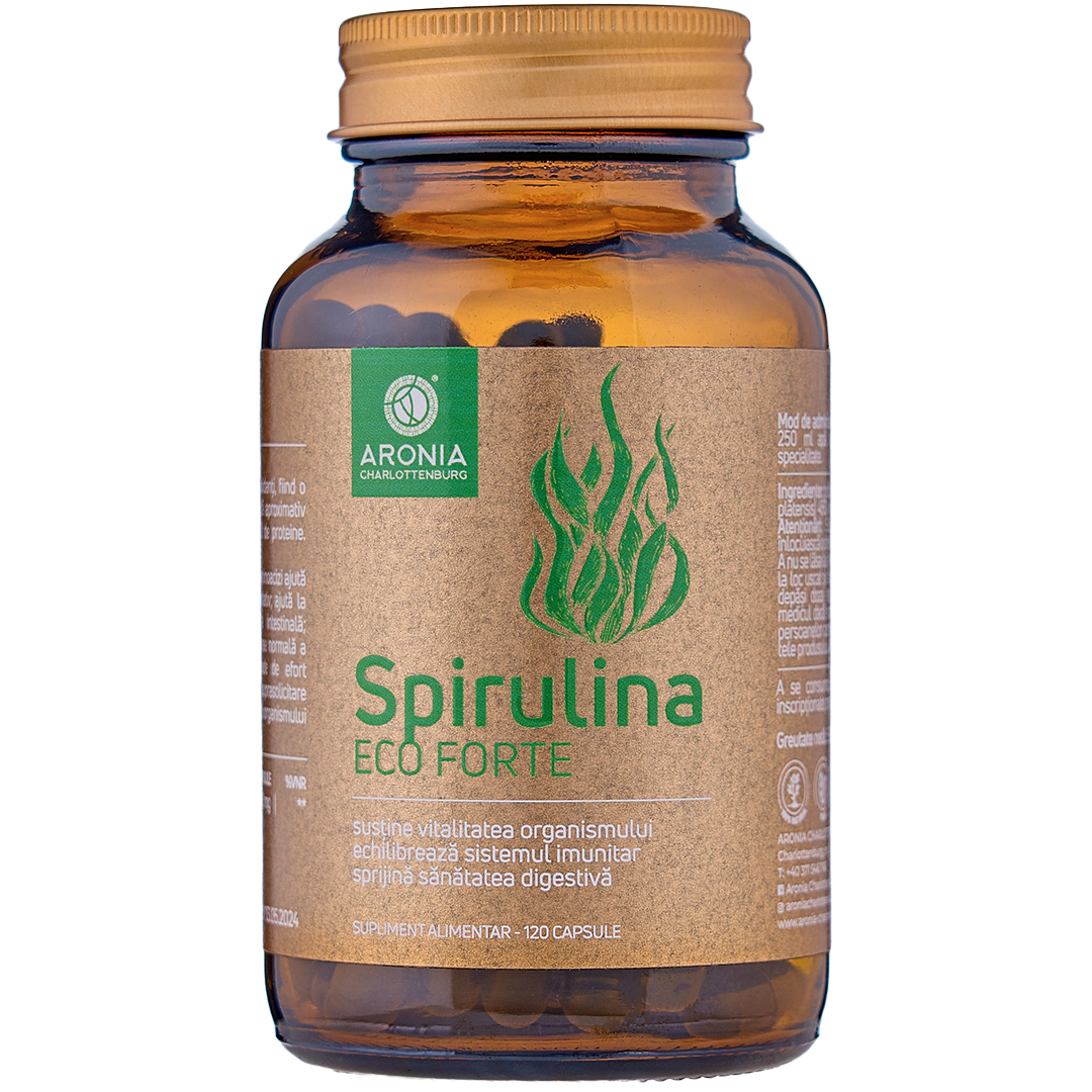 Spirulina ECO  Forte — 120 capsule din Spirulină