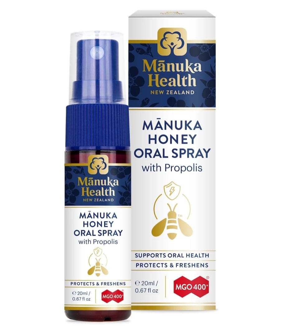 Spray oral cu miere de Manuka MGO 400+ cu Propolis lichid BIO30 (20ml)