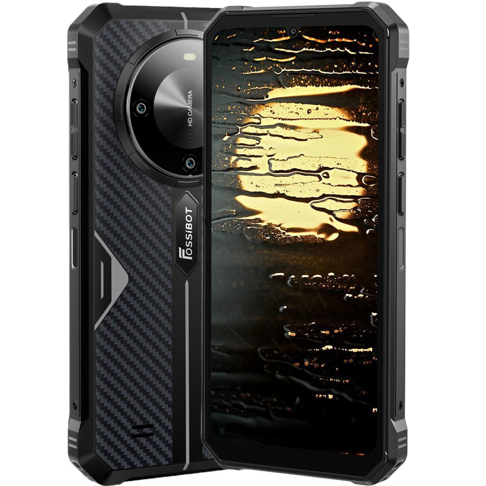 Telefon Fossibot F105 4G 64GB 10300mAh NFC Android 14 Black