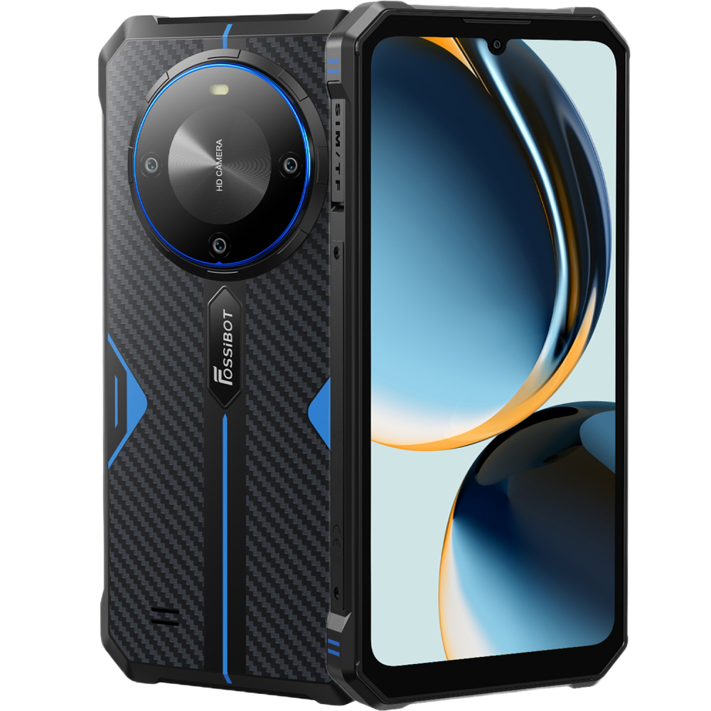 Telefon Fossibot F105 4G 64GB 10300mAh NFC Android 14 Blue