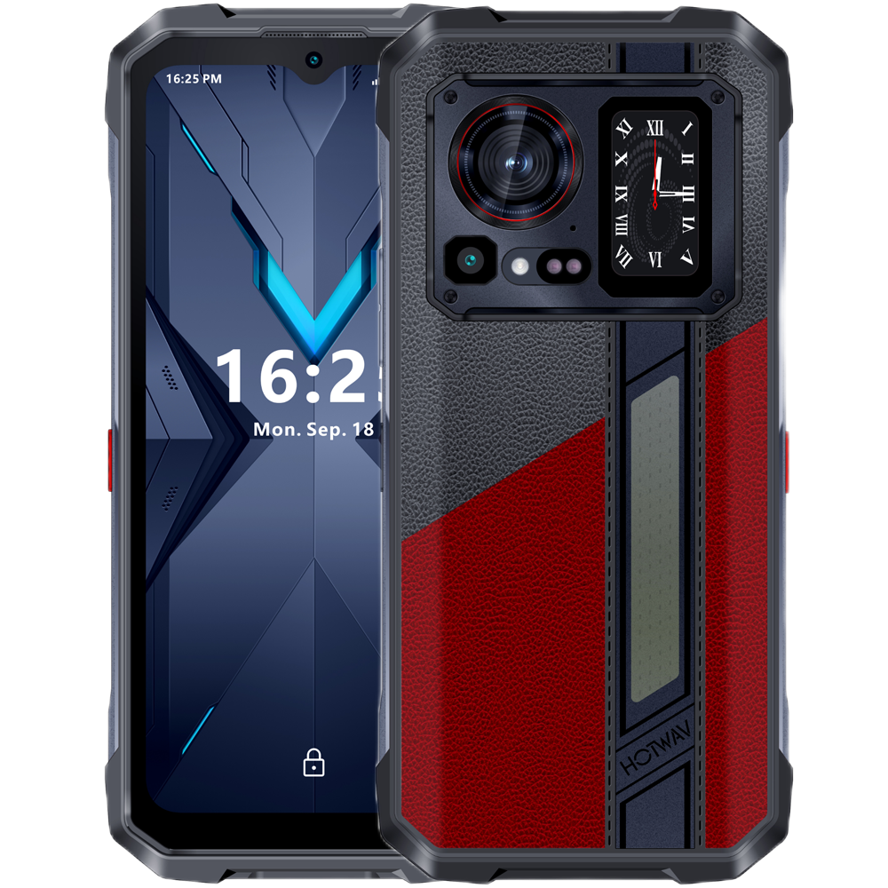 Telefon Hotwav Hyper 7 Pro Dimensity 7050 5G 256GB NFC Dual Screen Magma Red