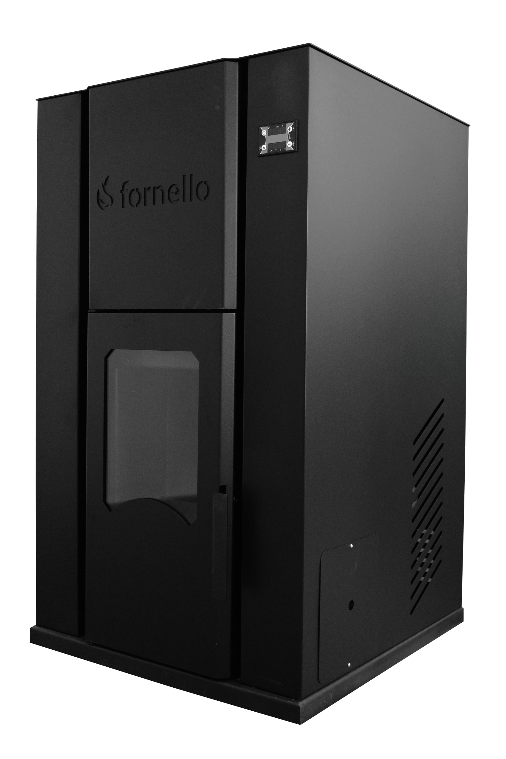 Termosemineu pe peleti Fornello Pellet King 40 kw complet echipata pentru incalzire